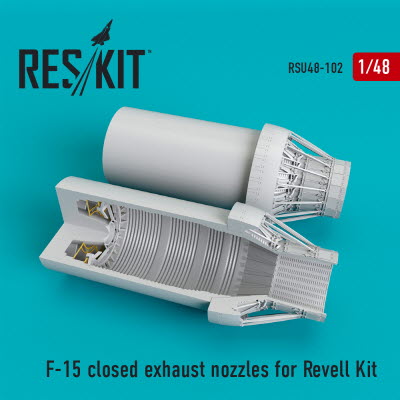 RSU48-0102 1/48 F-15 closed exhaust nozzles for Revell kit (1/48)
