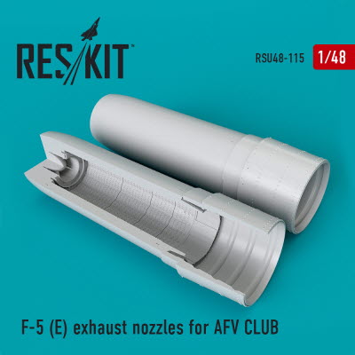 RSU48-0115 1/48 F-5E exhaust nozzles for Afv Club kit (1/48)