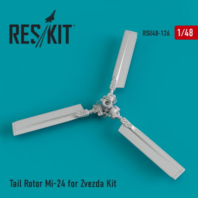 [사전 예약] RSU48-0126 1/48 Tail Rotor Mi-24 for Zvezda kit (1/48)