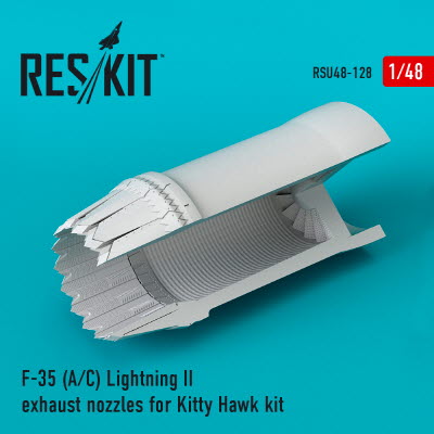 [사전 예약] RSU48-0128 1/48 F-35 (A/С) Lightning II exhaust nozzle for KittyHawk kit (1/48)