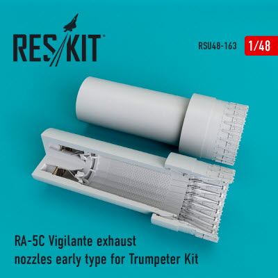 RSU48-0163 1/48 RA-5C "Vigilante" exhaust nozzles early type for Trumpeter kit (1/48)