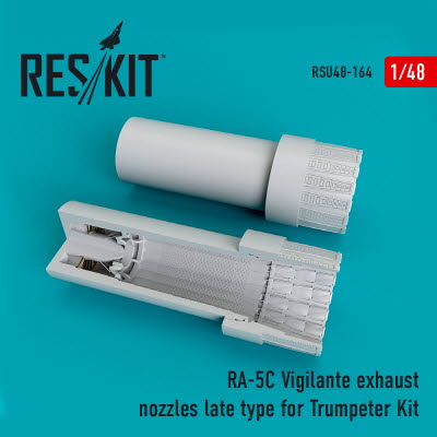 RSU48-0164 1/48 RA-5C "Vigilante" exhaust nozzles late type for Trumpeter kit (1/48)