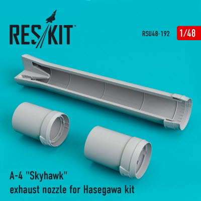 RSU48-0192 1/48 A-4 \"Skyhawk\" exhaust nozzle for Hasegawa kit (1/48)