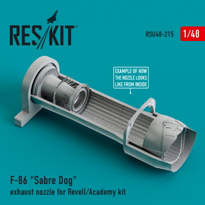 RSU48-0215 1/48 F-86 \"Sabre Dog\" exhaust nozzle for Revell/Academy kit (1/48)