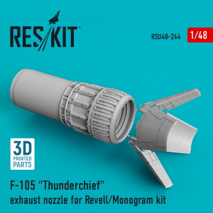 [사전 예약] RSU48-0244 1/48 F-105 \"Thunderchief\" exhaust nozzle for Revell/Monogram kit (1/48)