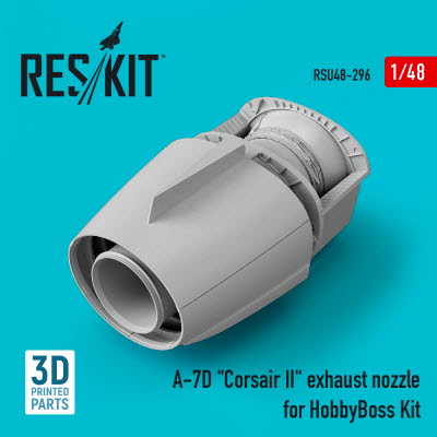 [사전 예약] RSU48-0296 1/48 A-7D \"Corsair II\" exhaust nozzle for HobbyBoss kit (1/48)