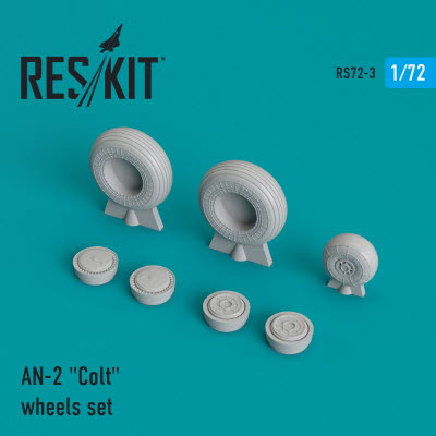 [사전 예약] RS72-0003 1/72 AN-2 "Colt" wheels set (1/72)