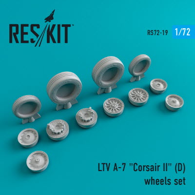 [사전 예약] RS72-0019 1/72 A-7D \"Corsair II\" wheels set (1/72)
