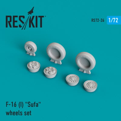 [사전 예약] RS72-0026 1/72 F-16I "Sufa" wheels set (1/72)
