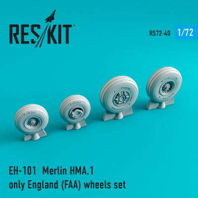 RS72-0040 1/72 EH-101 Merlin HMA.1 only England (FAA) wheels set (1/72)