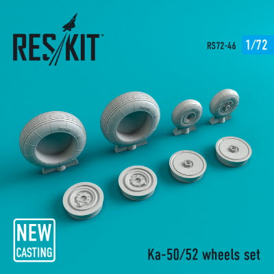 RS72-0046 1/72 Ka-50/52 (all versions) wheels set (1/72)