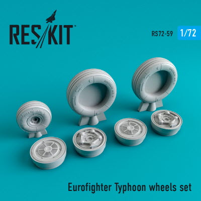 RS72-0059 1/72 Eurofighter Typhoon wheels set (1/72)