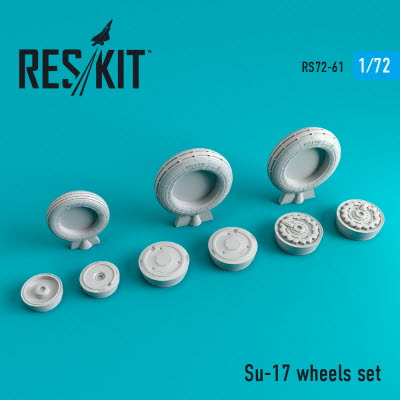 RS72-0061 1/72 Su-17 wheels set (1/72)