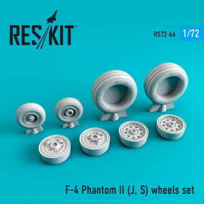 [사전 예약] RS72-0066 1/72 F-4 (J,S) "Phantom II" wheels set (1/72)