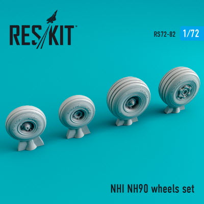 [사전 예약] RS72-0082 1/72 NHI NH90 wheels set (1/72)