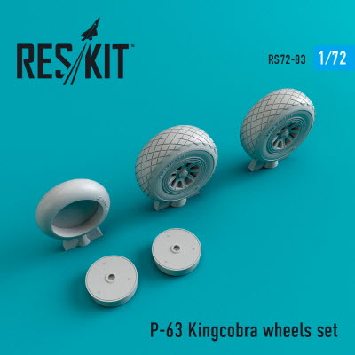 RS72-0083 1/72 P-63 \"Kingcobra\" wheels set (1/72)
