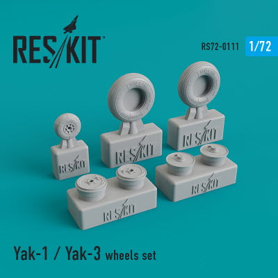 [사전 예약] RS72-0111 1/72 Yak-1/Yak-3 wheels set (1/72)
