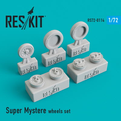 RS72-0114 1/72 Super Mystère wheels set (1/72)