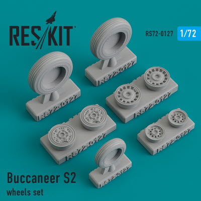 [사전 예약] RS72-0127 1/72 Buccaneer S2 wheels set (1/72)