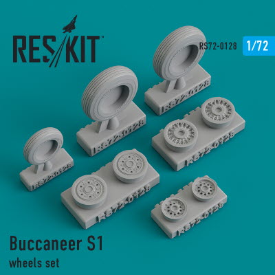 RS72-0128 1/72 Buccaneer S1 wheels set (1/72)