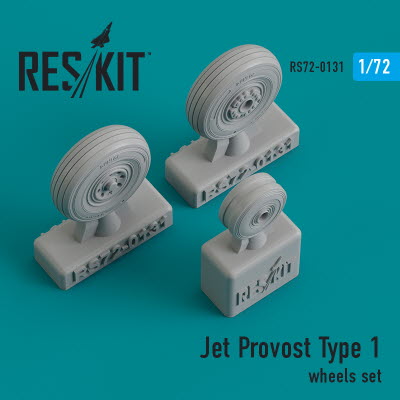 RS72-0131 1/72 Jet Provost type 1 wheels set (weighted) (1/72)