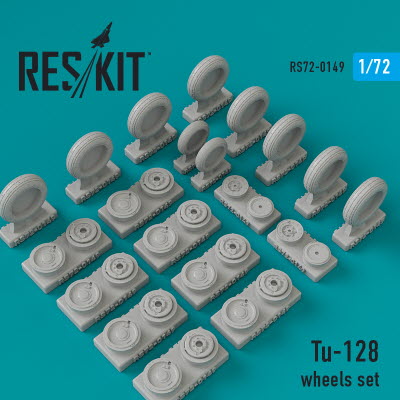 RS72-0149 1/72 Ту-128 wheels set (1/72)