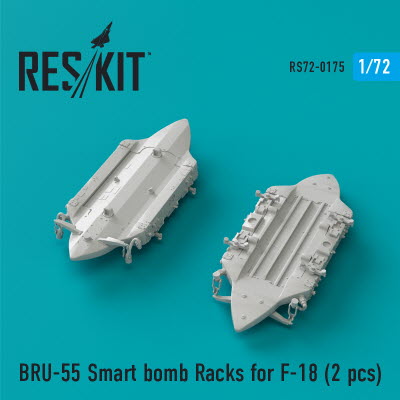 RS72-0175 1/72 BRU-55 Smart bomb Racks for F-18 (2 pcs) (1/72)