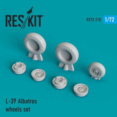 RS72-0210 1/72 L-39 \"Albatros\" wheels set (1/72)