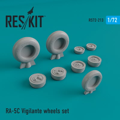 [사전 예약] RS72-0213 1/72 RA-5 \"Vigilante\" wheels set (1/72)