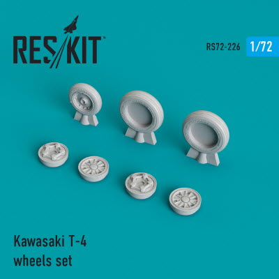 RS72-0226 1/72 Kawasaki T-4 wheels set (1/72)