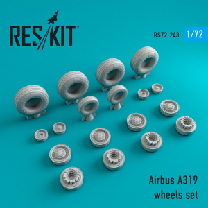RS72-0243 1/72 A319 wheels set (1/72)