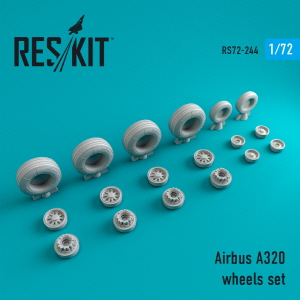 RS72-0244 1/72 A320 wheels set (1/72)