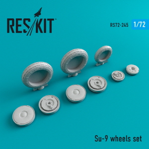 RS72-0245 1/72 Su-9 wheels set (1/72)