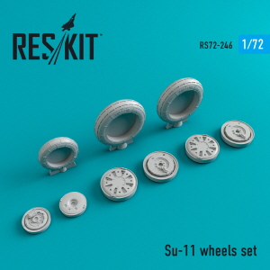 RS72-0246 1/72 Su-11 wheels set (1/72)