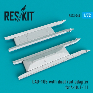RS72-0248 1/72 LAU-105 launchers for A-10 (2 pcs) (1/72)