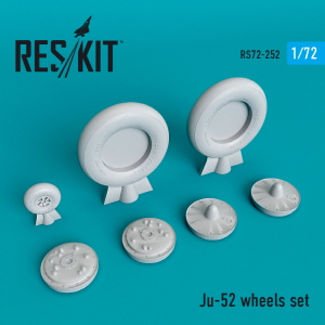 [사전 예약] RS72-0252 1/72 Ju-52 wheels set (1/72)