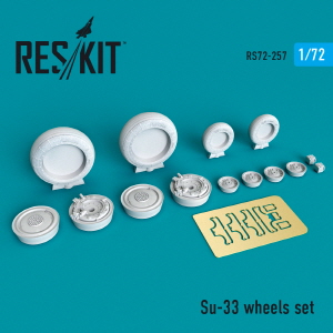 RS72-0257 1/72 Su-33 wheels set (1/72)