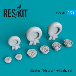[사전 예약] RS72-0266 1/72 Gloster Meteor wheels set (1/72)