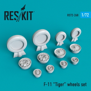 RS72-0268 1/72 F-11 \"Tiger\" wheels set (1/72)
