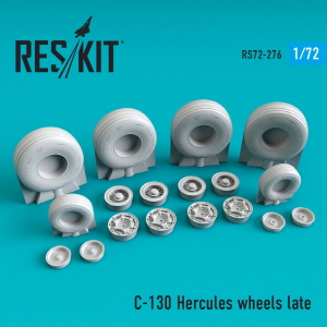 [사전 예약] RS72-0276 1/72 C-130 "Hercules" wheels set late type (weighted) (1/72)
