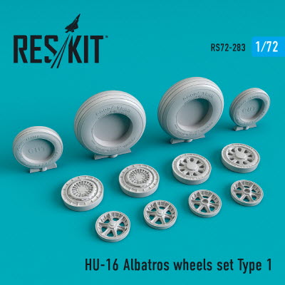 RS72-0283 1/72 HU-16 \"Albatros\" wheels set type 1 (1/72)