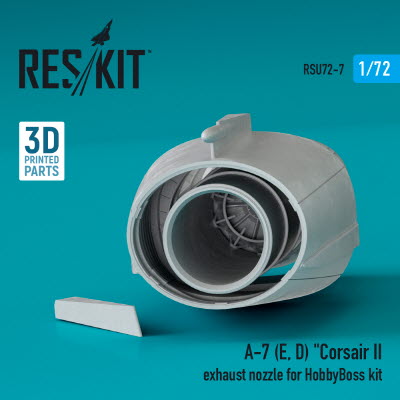 RSU72-0007 1/72 A-7 (E,D) \"Corsair II exhaust nozzle for HobbyBoss kit (3D Printing) (1/72)