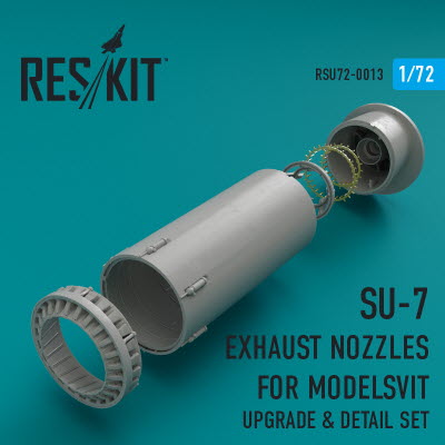 RSU72-0013 1/72 Su-7 exhaust nozzle for Modelsvit kit (1/72)