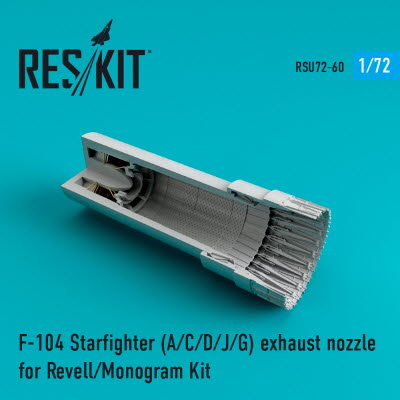 [사전 예약] RSU72-0060 1/72 F-104 (A,C,D,J,G) \"Starfighter\" exhaust nozzle for Revell/Monogram kit (1/72)