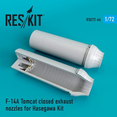 RSU72-0066 1/72 F-14A "Tomcat" closed exhaust nozzles for Hasegawa kit (1/72)