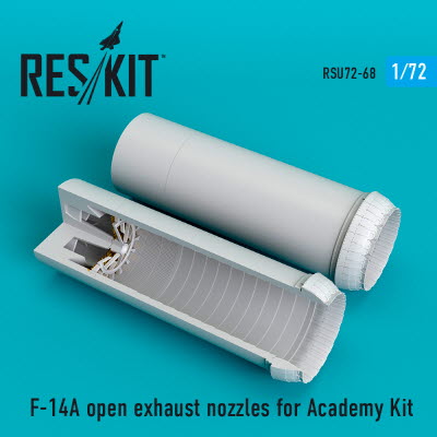 RSU72-0068 1/72 F-14A \"Tomcat\" open exhaust nozzles for Academy kit (1/72)