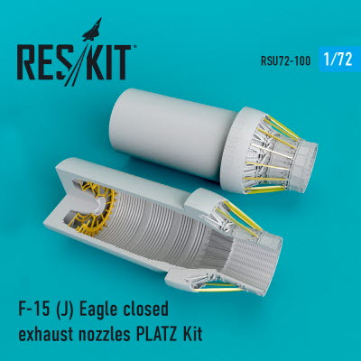 RSU72-0100 1/72 F-15J closed exhaust nozzles PLATZ kit (1/72)