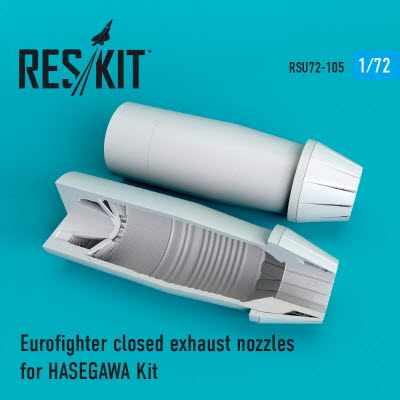 RSU72-0105 1/72 Eurofighter closed exhaust nozzles for Hasegawa kit (1/72)