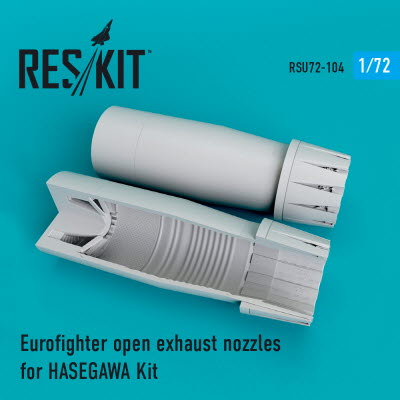 [사전 예약] RSU72-0106 1/72 Eurofighter open exhaust nozzles for Hasegawa kit (1/72)