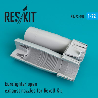 [사전 예약] RSU72-0108 1/72 Eurofighter open exhaust nozzles for Revell kit (1/72)